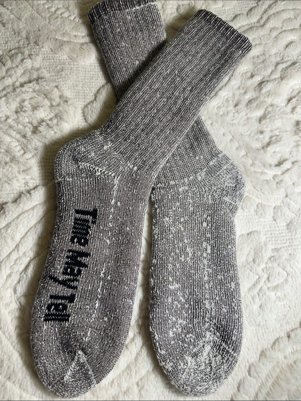 Gray Crew Work Socks - Comfortable unisex Socks